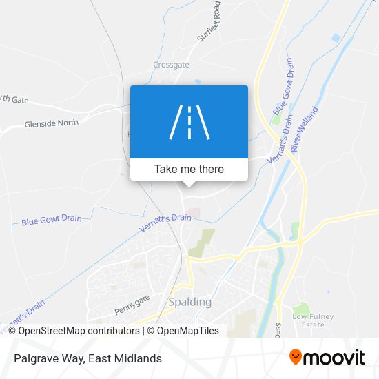 Palgrave Way map