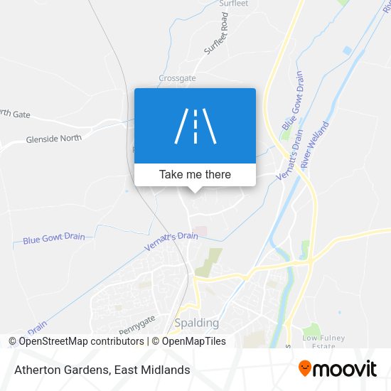 Atherton Gardens map