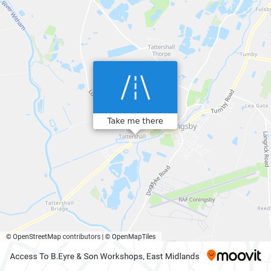 Access To B.Eyre & Son Workshops map