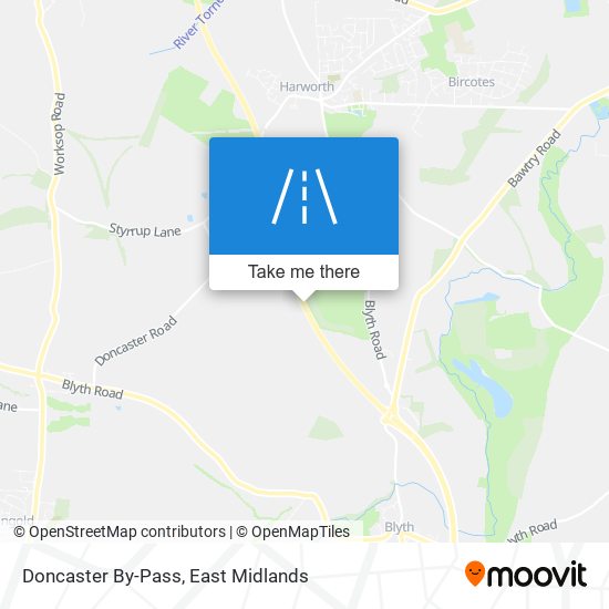 Doncaster By-Pass map