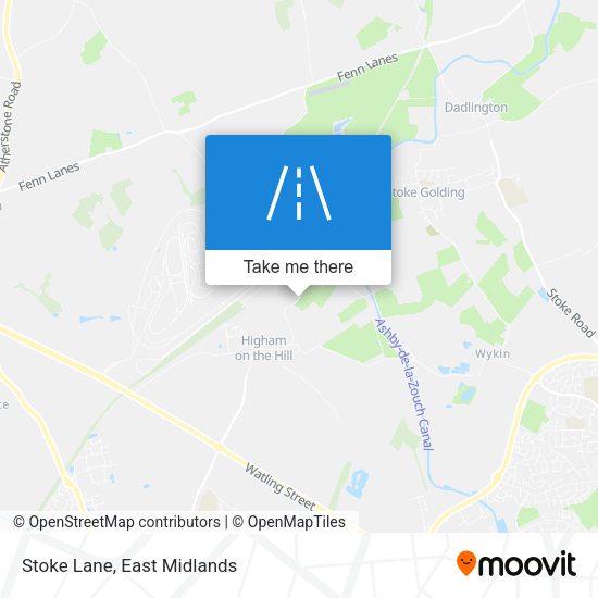 Stoke Lane map
