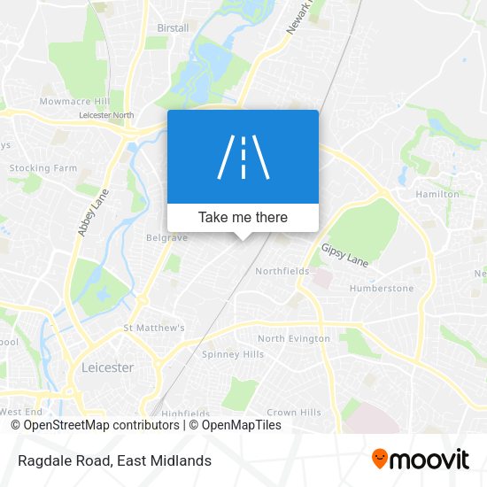 Ragdale Road map