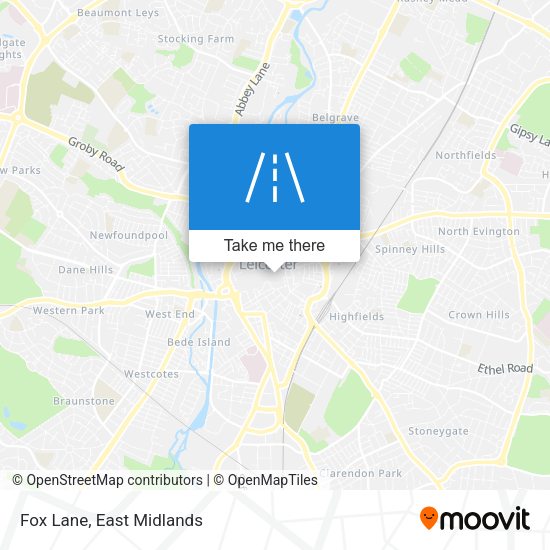 Fox Lane map