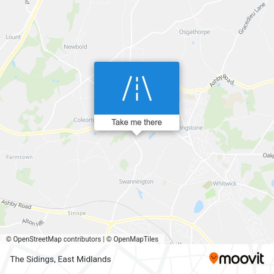 The Sidings map