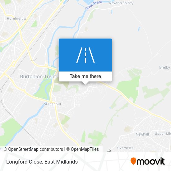 Longford Close map
