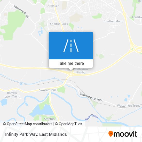 Infinity Park Way map