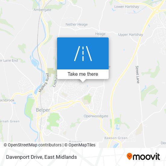 Davenport Drive map