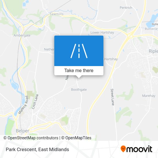 Park Crescent map