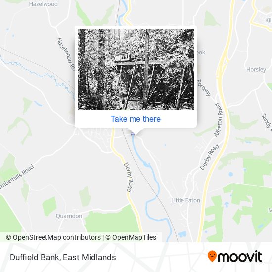 Duffield Bank map