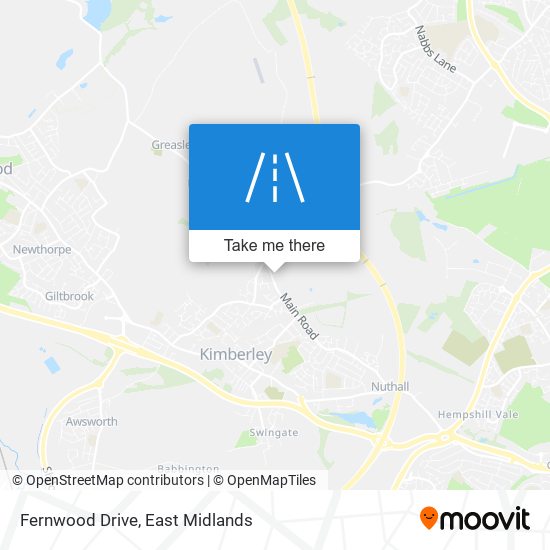 Fernwood Drive map