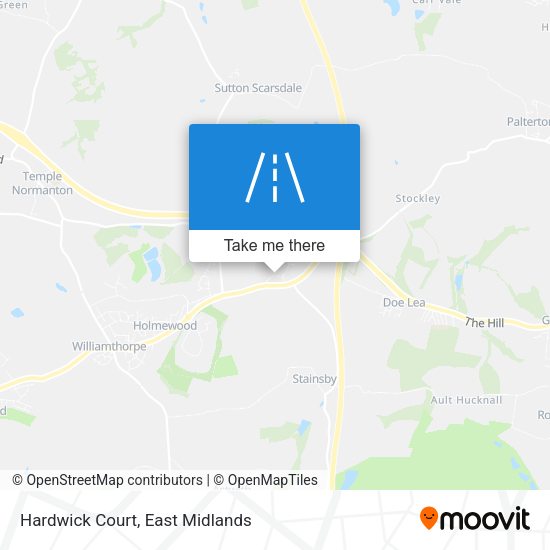 Hardwick Court map