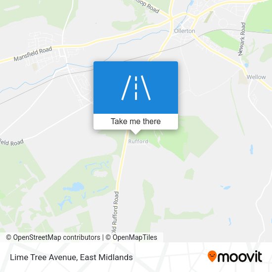 Lime Tree Avenue map
