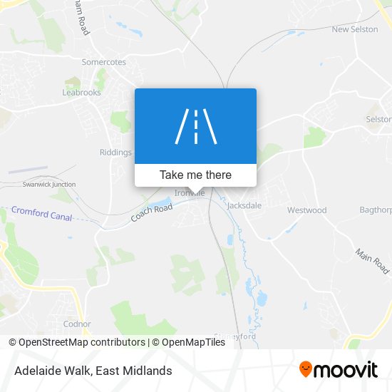 Adelaide Walk map