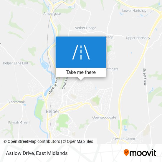 Astlow Drive map