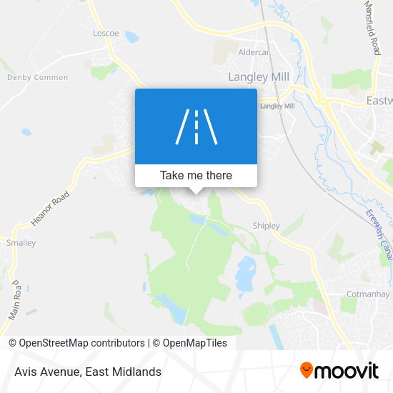 Avis Avenue map