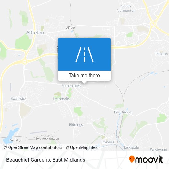 Beauchief Gardens map