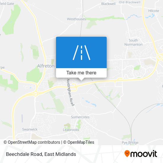 Beechdale Road map