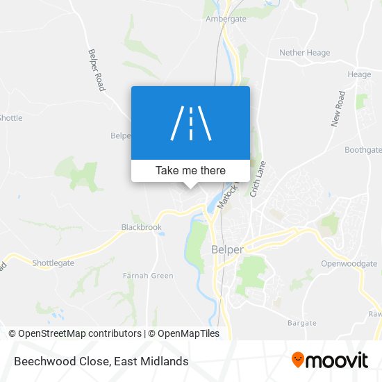 Beechwood Close map