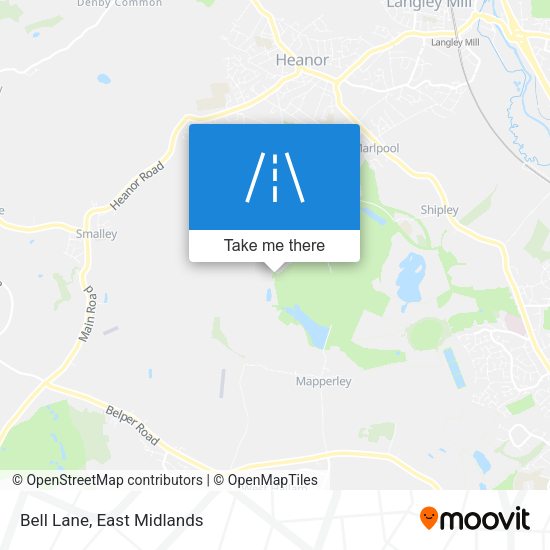 Bell Lane map