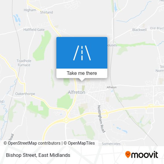 Bishop Street map