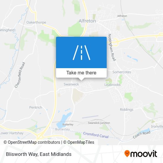 Blisworth Way map