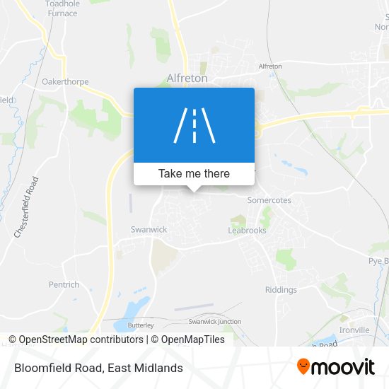 Bloomfield Road map