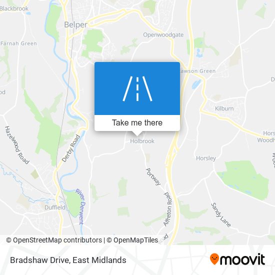Bradshaw Drive map