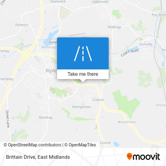 Brittain Drive map