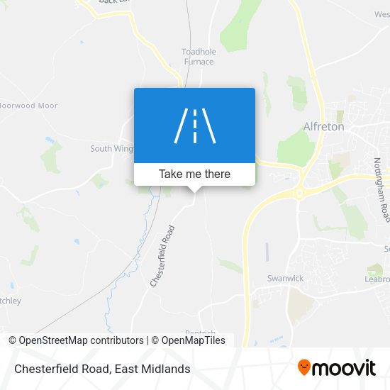 Chesterfield Road map