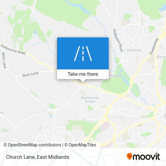 Church Lane map