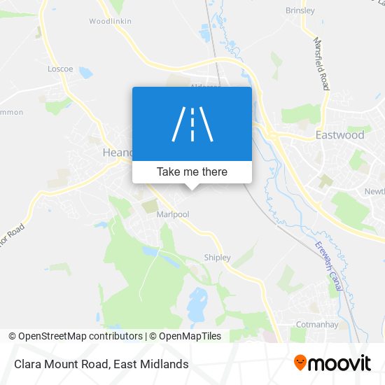 Clara Mount Road map