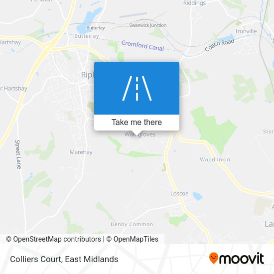 Colliers Court map