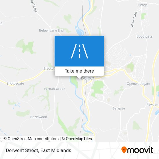 Derwent Street map