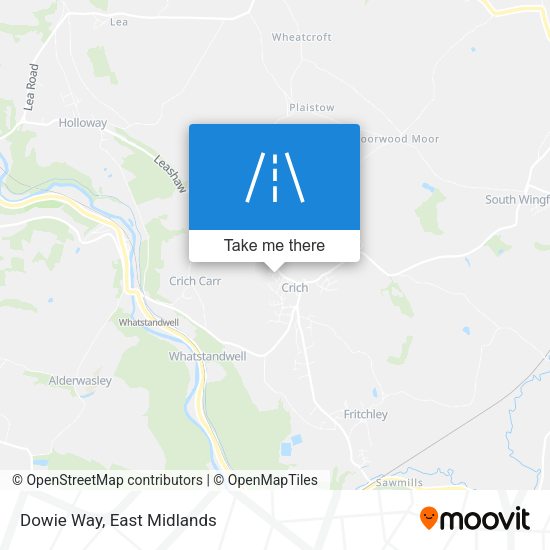 Dowie Way map
