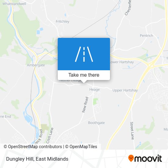 Dungley Hill map