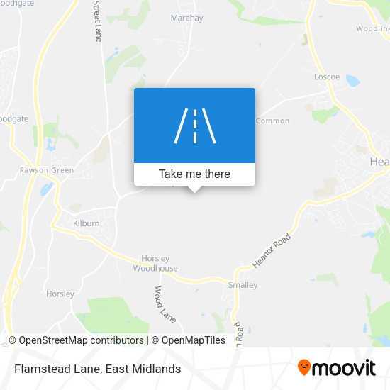 Flamstead Lane map