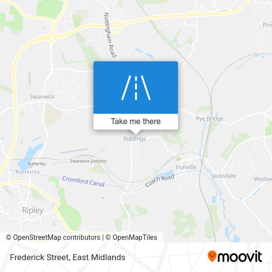 Frederick Street map