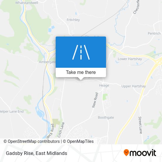 Gadsby Rise map