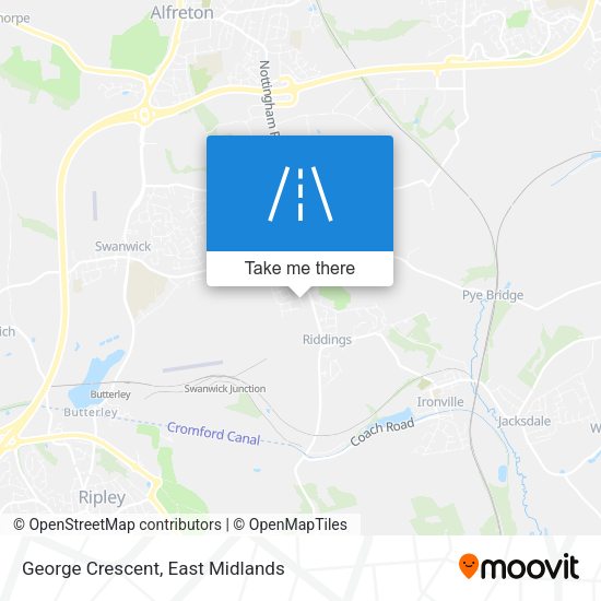 George Crescent map