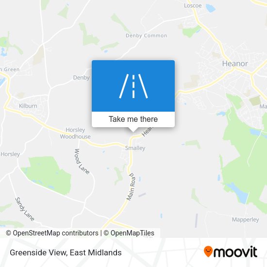 Greenside View map