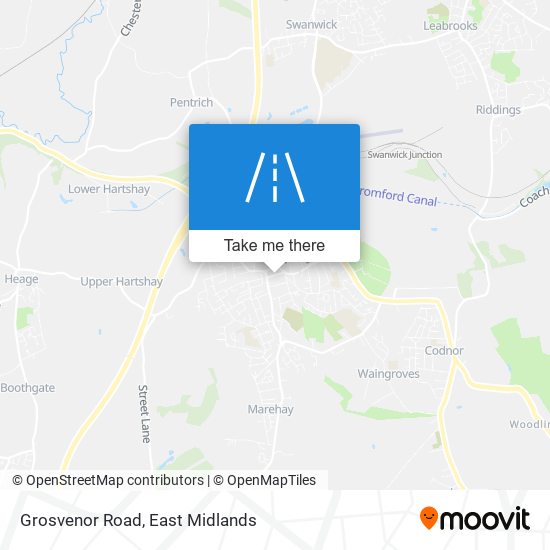 Grosvenor Road map