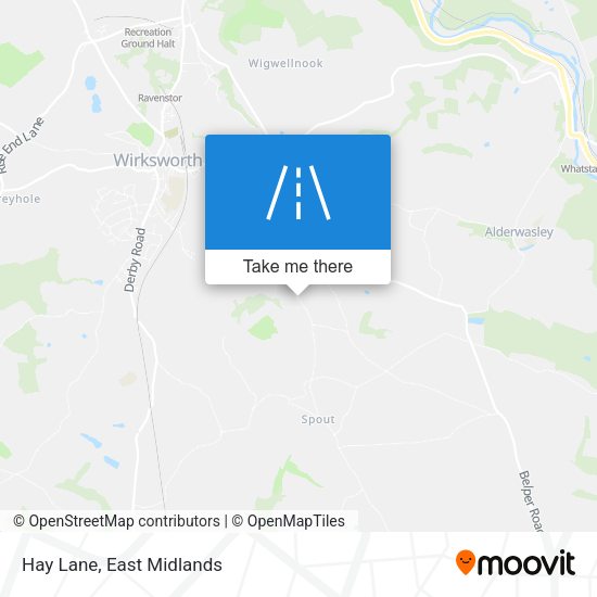 Hay Lane map