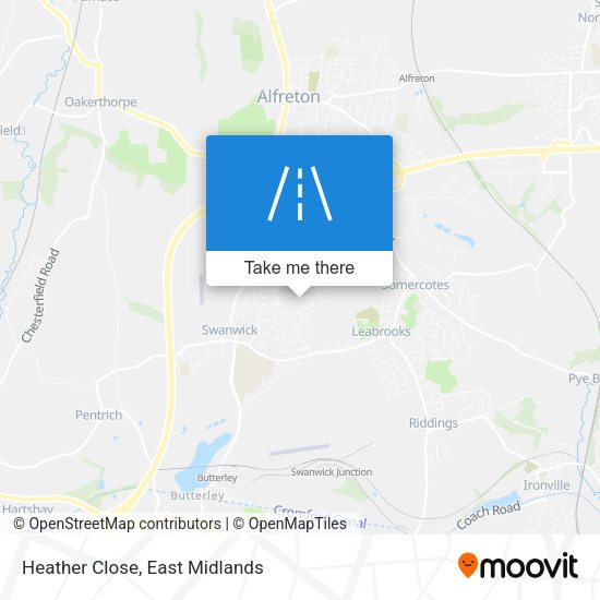 Heather Close map