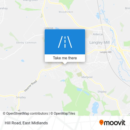 Hill Road map