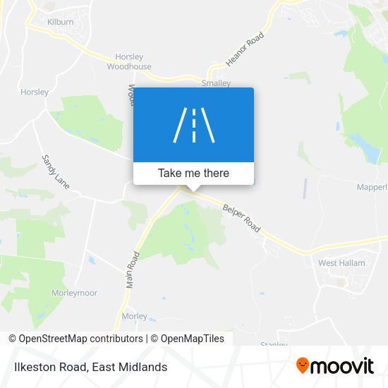 Ilkeston Road map