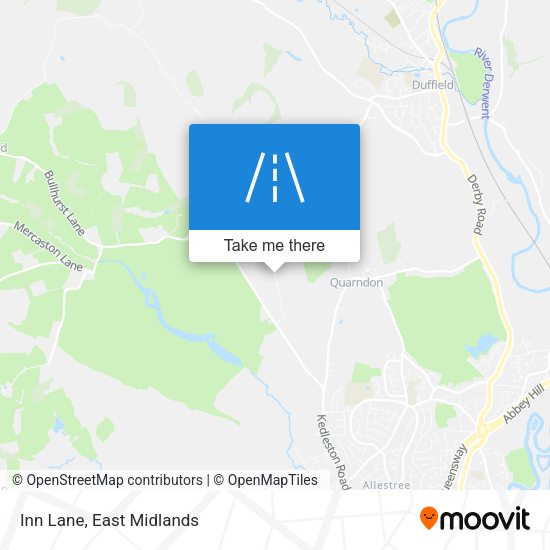 Inn Lane map