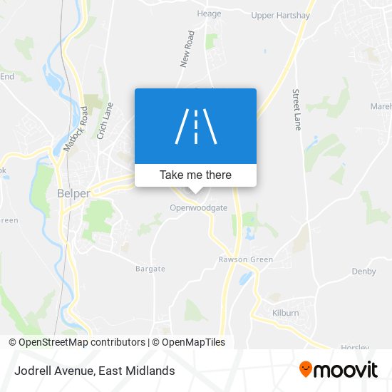 Jodrell Avenue map