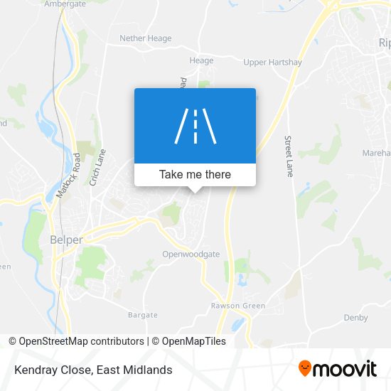 Kendray Close map