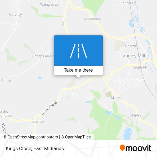 Kings Close map
