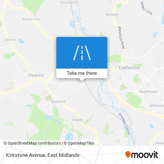 Kirkstone Avenue map